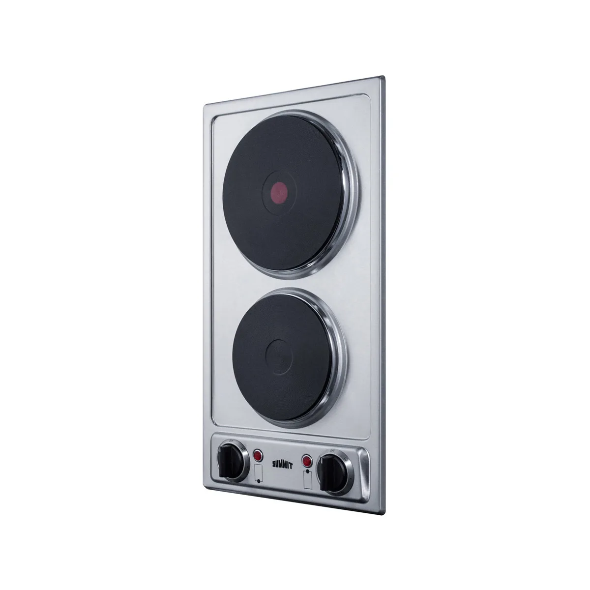 Summit CSD2B230 11 1/4" Electric Radiant CookTop w/ (2) Solid Burners, Manual Controls, 3.0 kW, 230v