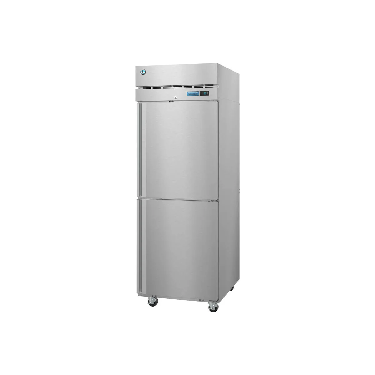 Hoshizaki R1A-HS 27" 1-Section Reach-In Refrigerator w/ Right Hinged Half Solid Door, All Stainless Steel, 23 cu. ft.