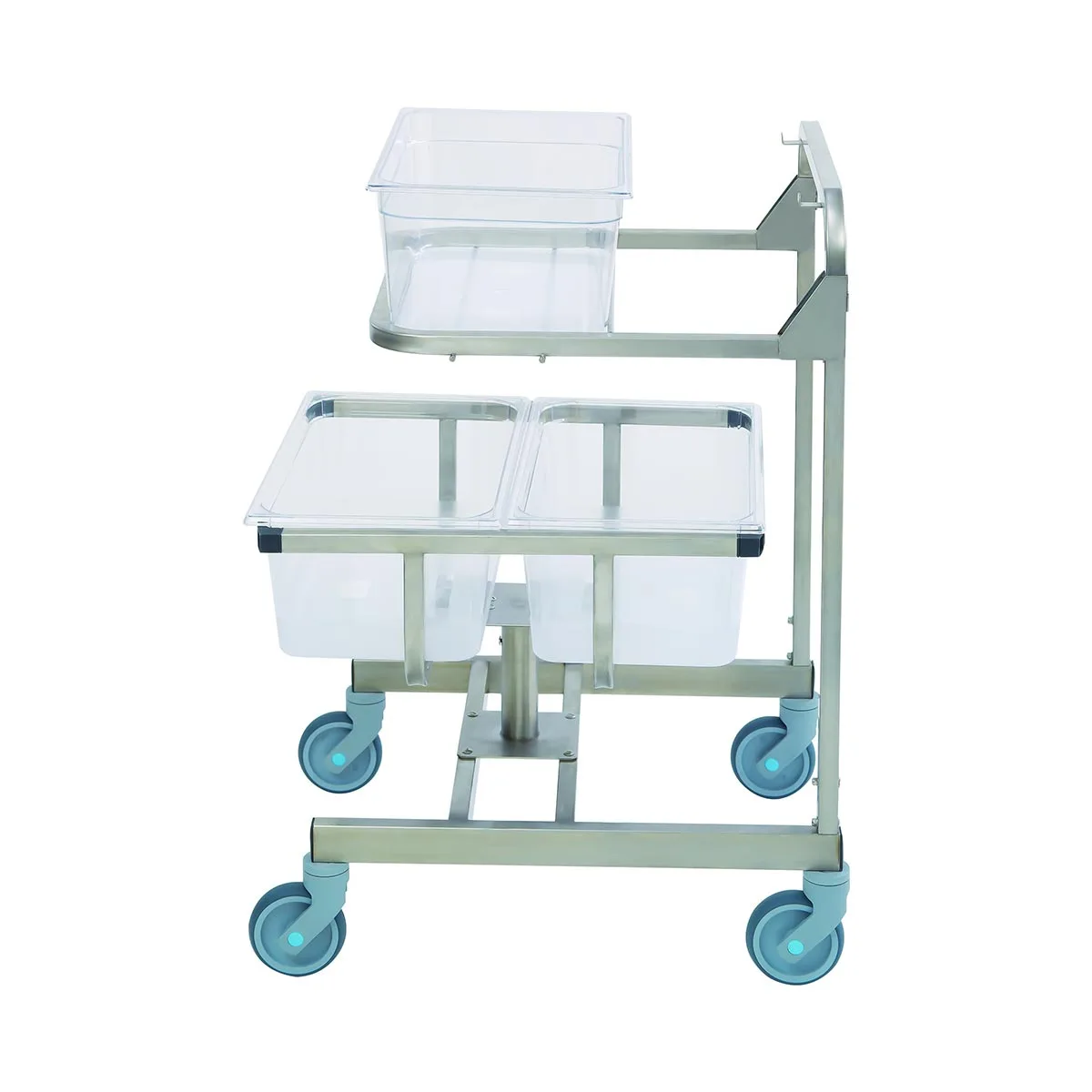 Robot Coupe 49066 Stainless Steel Trolley / Pan Cart holds (3) GN 1/1