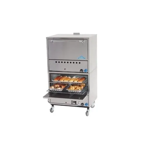 Comstock-Castle 2B31N Restaurant Type Double-Deck Gas Oven w/ 2 Standard Ovens, 2 Racks/Deck