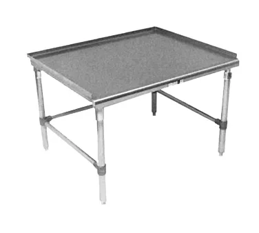John Boos GS6-2430SBK Equipment Stand, 30"W X 24"D X 24"H