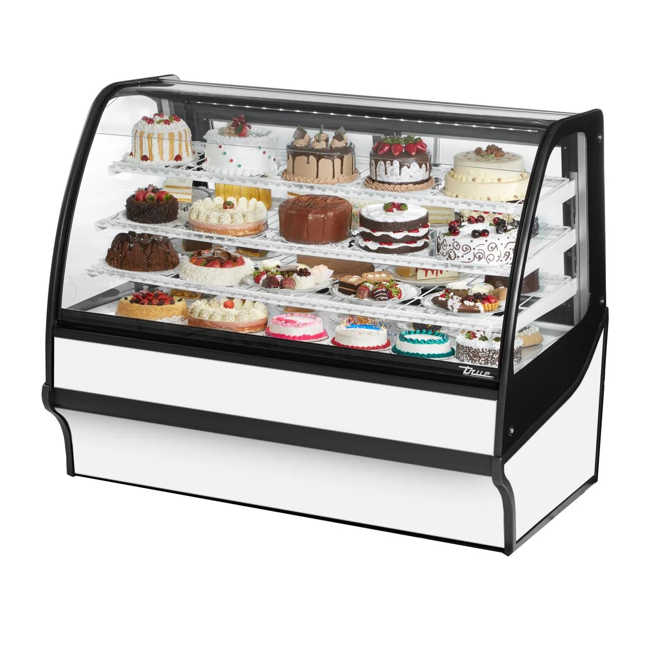 True TDM-R-59-GE/GE-S-W 59" Refrigerated Bakery Display Case, Stainless Steel
