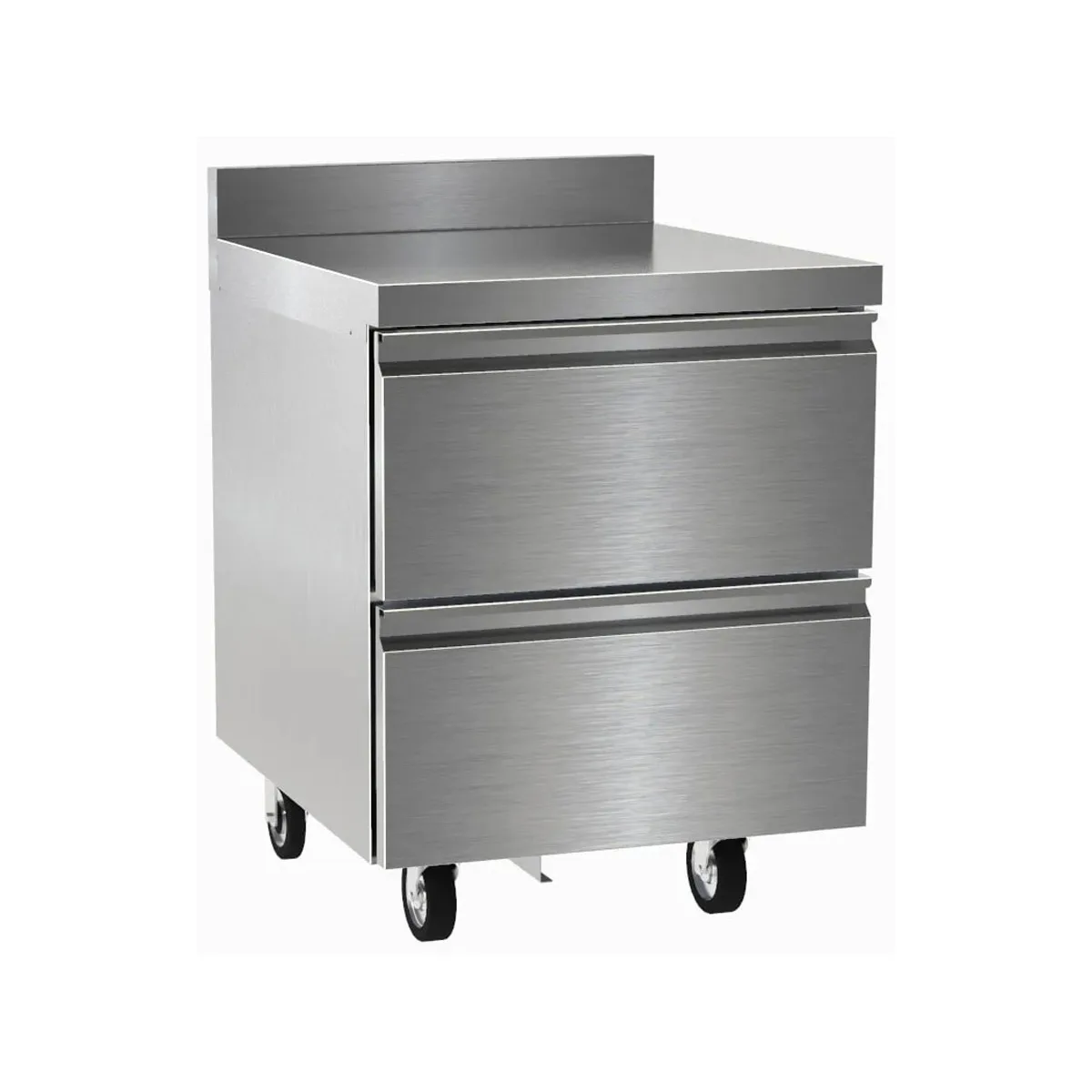 Delfield STD4527NP 27" 1-Section Worktop Freezer w/ 2 Drawers, 4" Backsplash, 7.14 cu. ft.