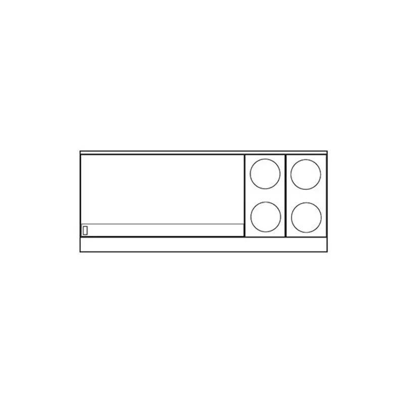Imperial IR-4-G48T-E-CC Pro Series Restaurant Range, Electric, 72"