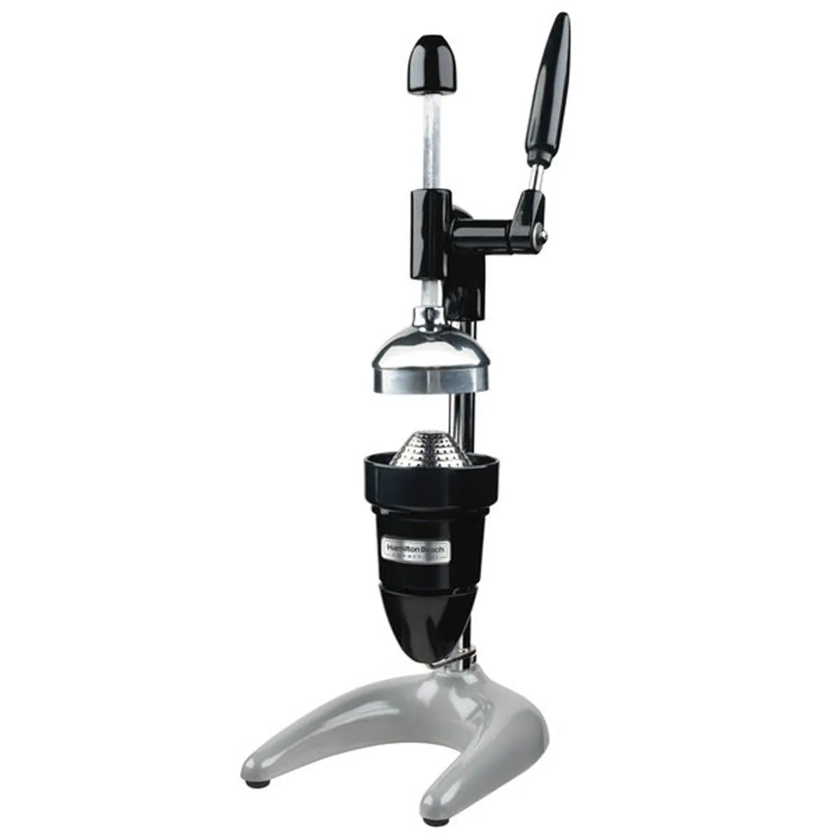 Hamilton Beach 932 Lever / Crank Type Manual Citrus Juicer w/ Swing-Out Drip Cup
