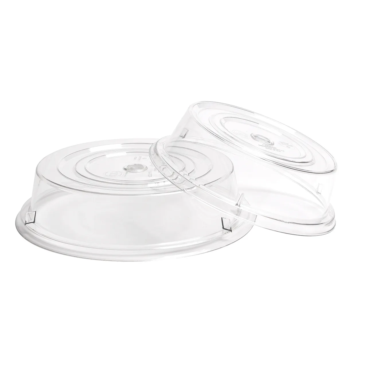 Cambro 1202CWNH152 Camcover Plate Cover, Clear, 12-1/8" Inside x 2-3/4" Height, Up To 210°F Cart