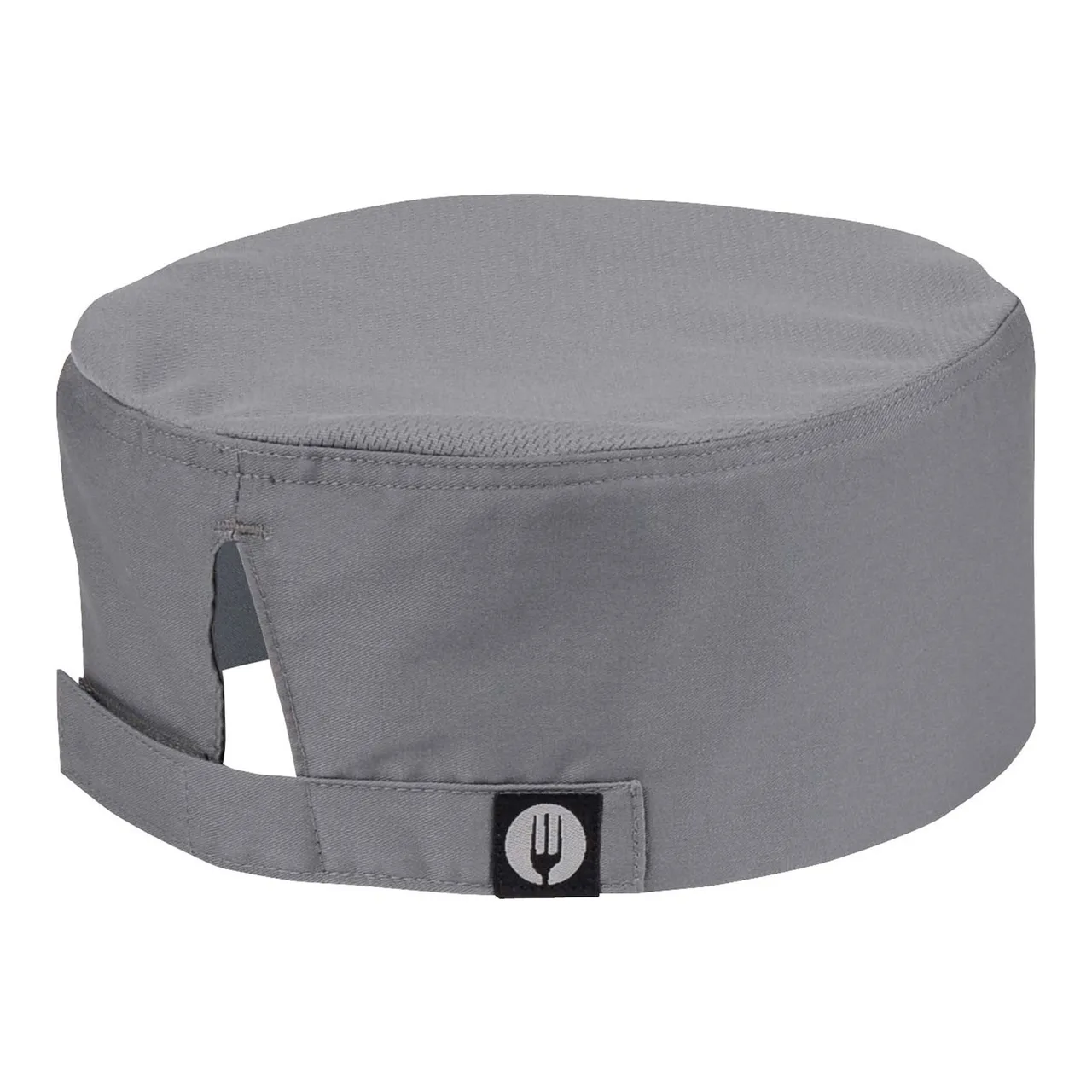 Chef Works DFCV-GRY-0 Gray Beanie, Poly/Cotton, One Size - 1/Case