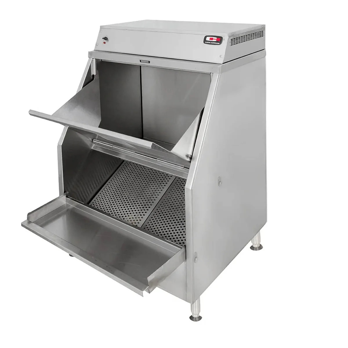 Carter-Hoffmann CW4E Stainless Steel Bulk Chip Warmer with Gravity Feed, 44 Gallons