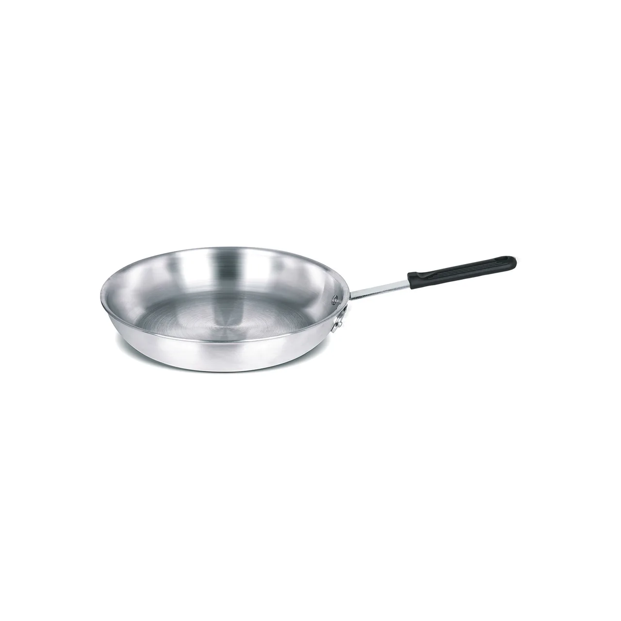 CAC China A2FP-10L Fry Pan, 10" Aluminum, Heavy Duty, Riveted Handle, NSF, Uncoated