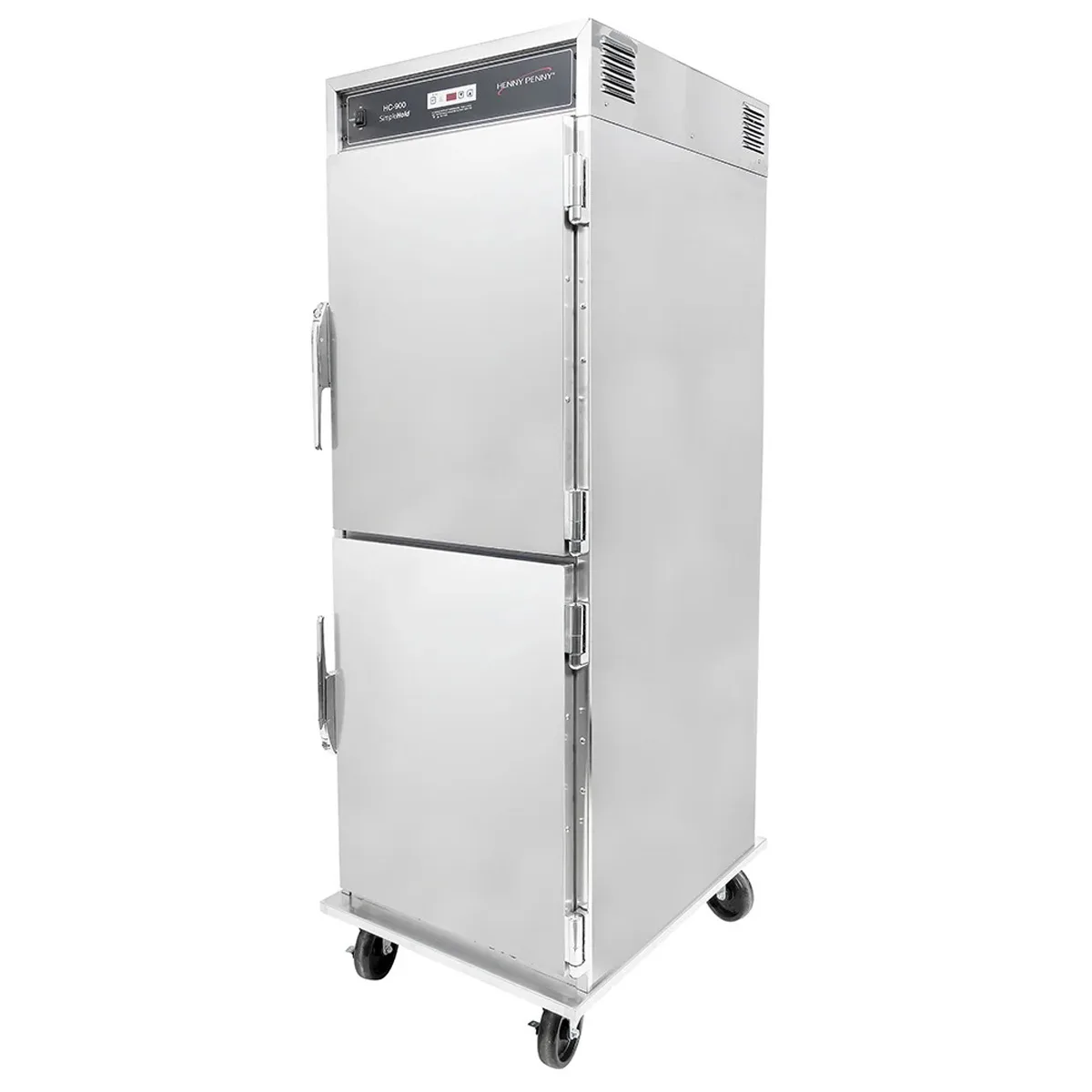 Henny Penny HHC900.37 Full-Size Heated Holding Cabinet, Mobile, SimpleHold Controls, Stainless Steel Doors