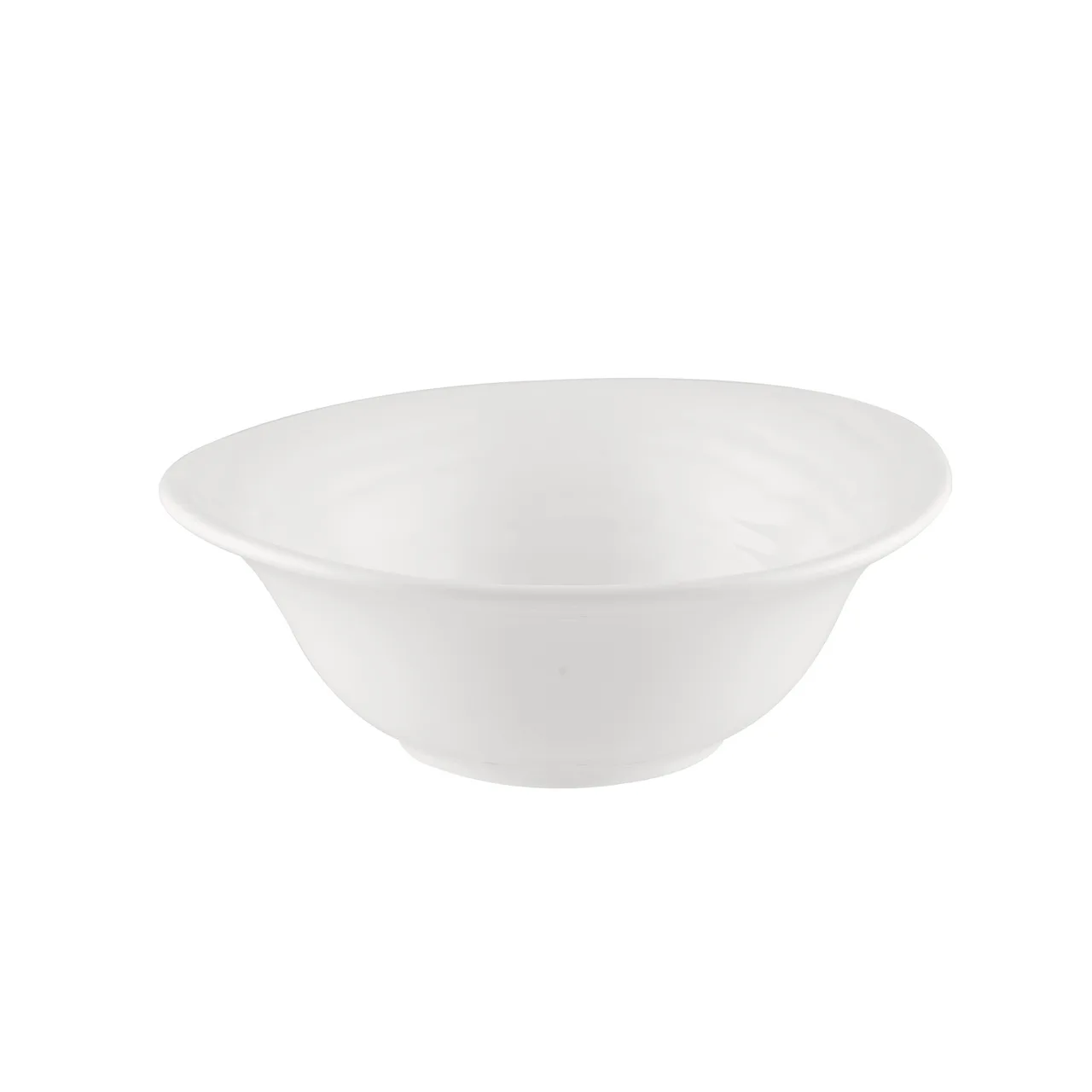 CAC China BHM-B7 Bahamas Bowl, 13 Oz., 7" Dia., Round, Embossed, Porcelain, Bone White - Dozen