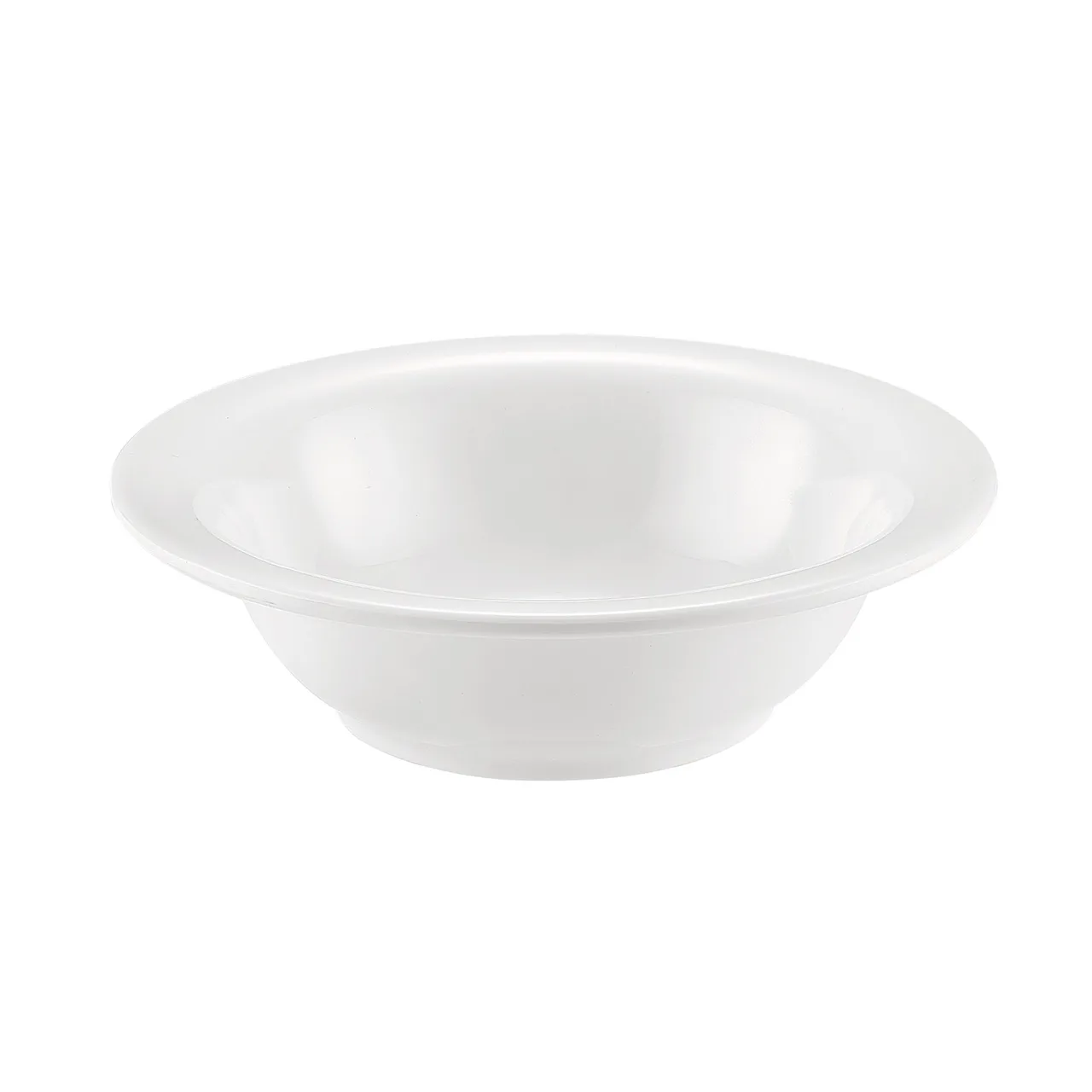 CAC China MLRN-10 Grapefruit Dish, 13 oz (6‑5/8″) White Melamine Bowl, Dishwasher Safe - 1 Dozen