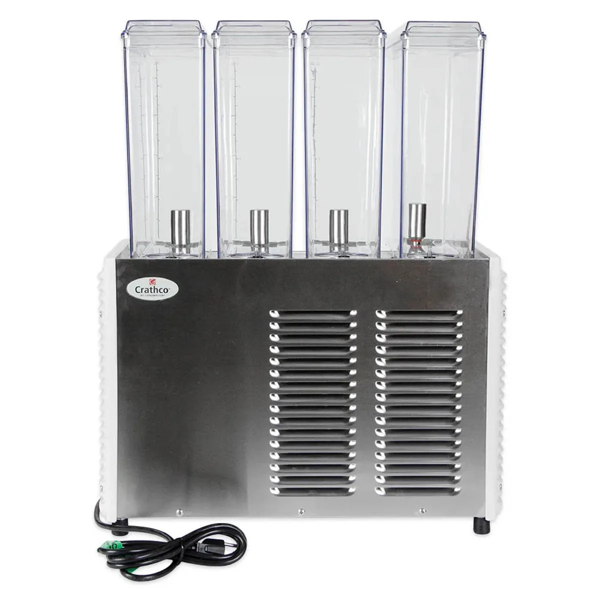 Crathco E49-4 Classic Bubbler® Beverage Dispenser with 4 Bowls / Agitator - 2.4 Gal (each) - 720W