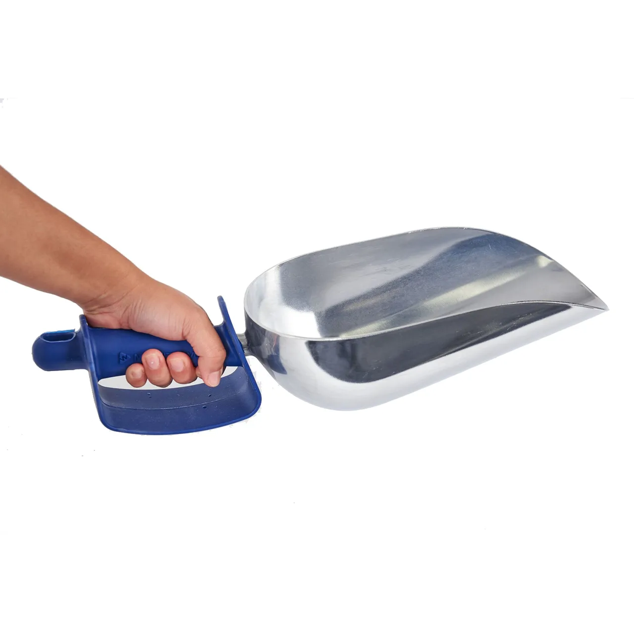 Manitowoc K00463 Ice Scoop – 85 oz, Cast Aluminum, Rubber Handle, Thumb & Knuckle Guard, NSF