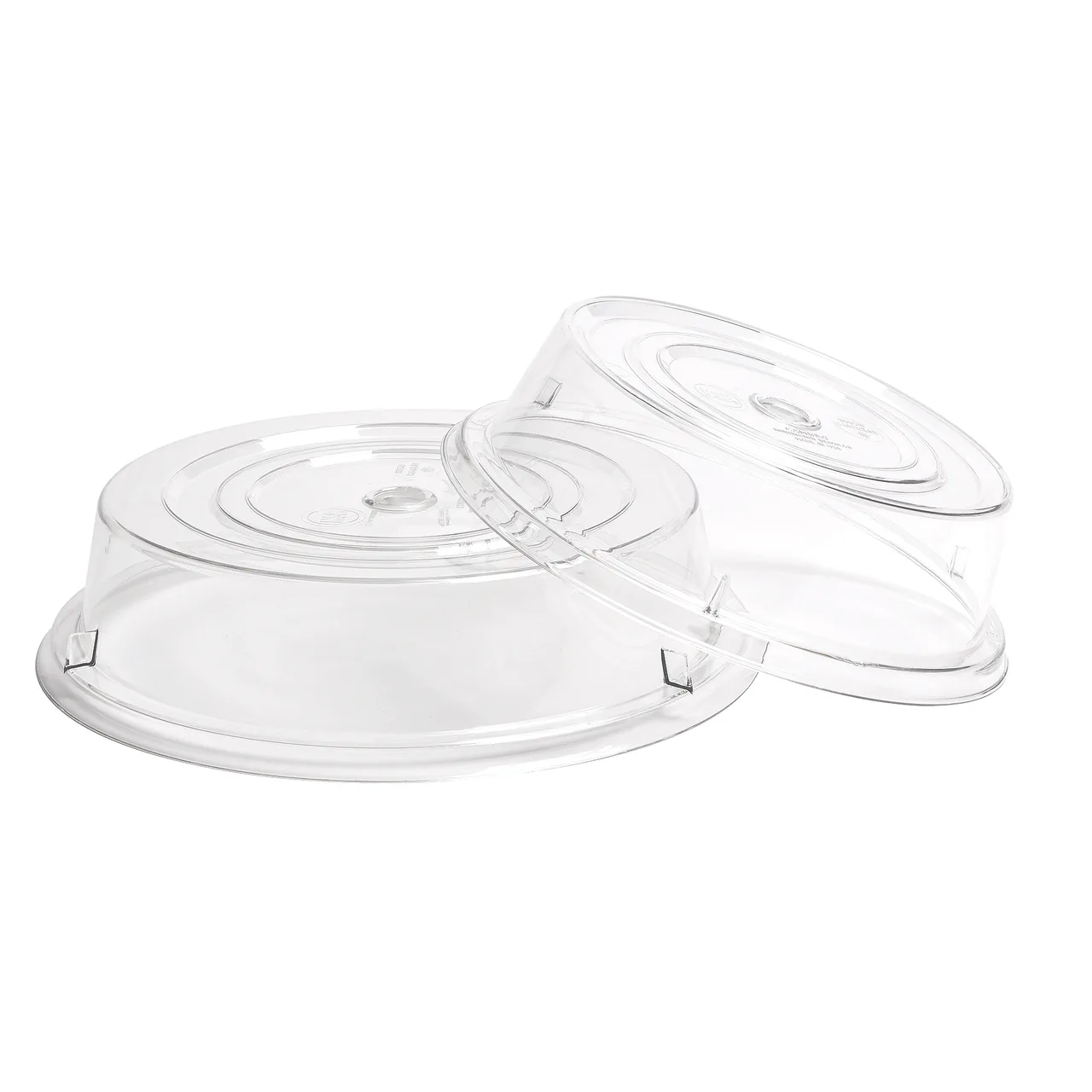 Cambro 1000CWNH152 Camcover Plate Cover – Clear Plastic, Round 10‑3/16" x 2‑11/16", NSF