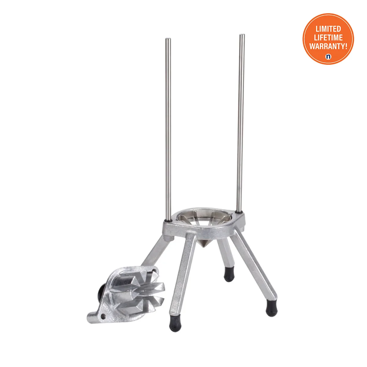 Nemco 55550-10 Manual 10-Section Wedger, Cast Aluminum & Stainless Steel, 10 Wedges, Stay‑Sharp Blades
