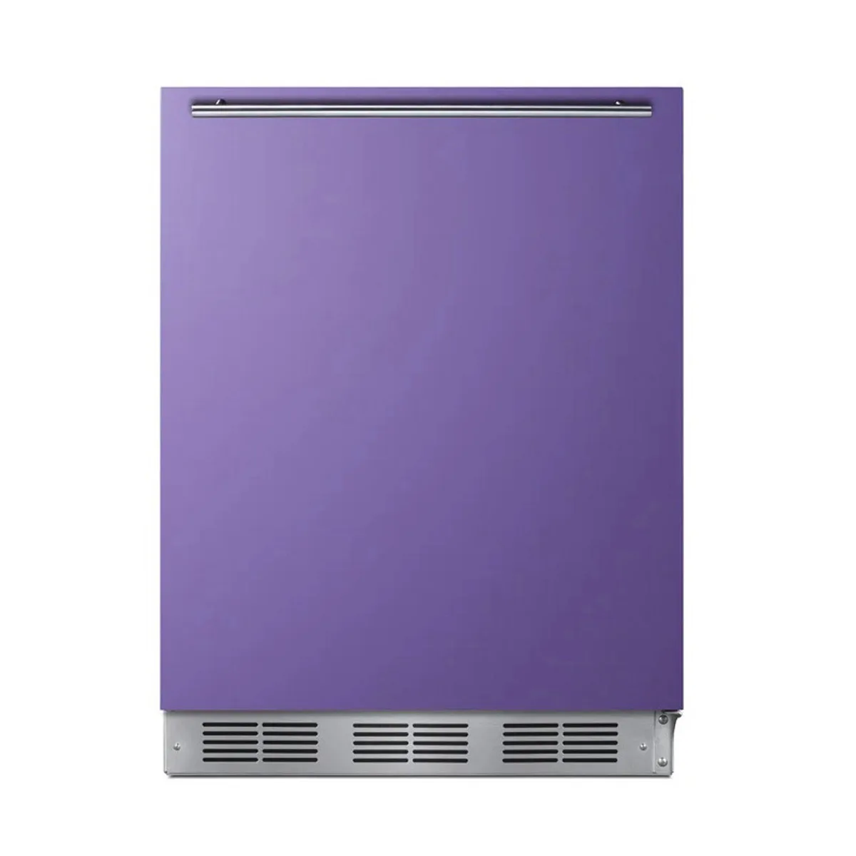 Summit BRF631BKPADA 23" Undercounter Freezer in Black, w/ Lavender Purple Door, ADA Compliant, 5.1 cu. ft.