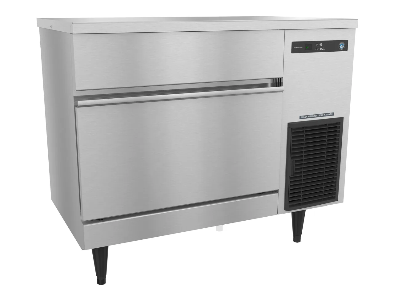 Hoshizaki IM-200BAK Undercounter Cube‑Style Ice Maker, 39½” W, 75 lb Bin, 186 lb/24h, Steel, 115V