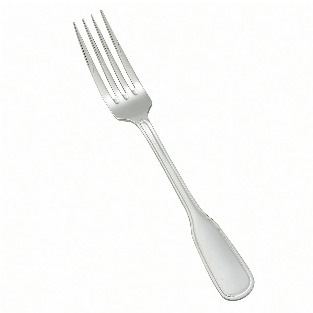 Winco 0033-11 Dinner Fork, 8-1/8" 18/8 Stainless Steel, Mirror Finish Oxford - 1 Dozen