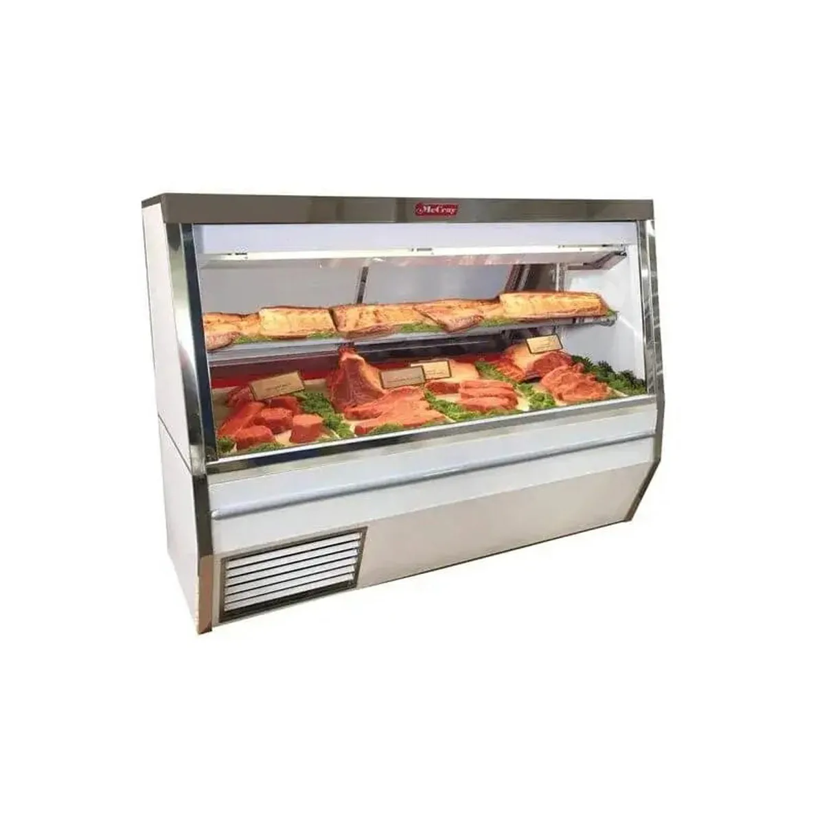 Howard-McCray SC-CMS34N-4-S-LED 48" Double Duty Flat Refrigerated Meat Display Case