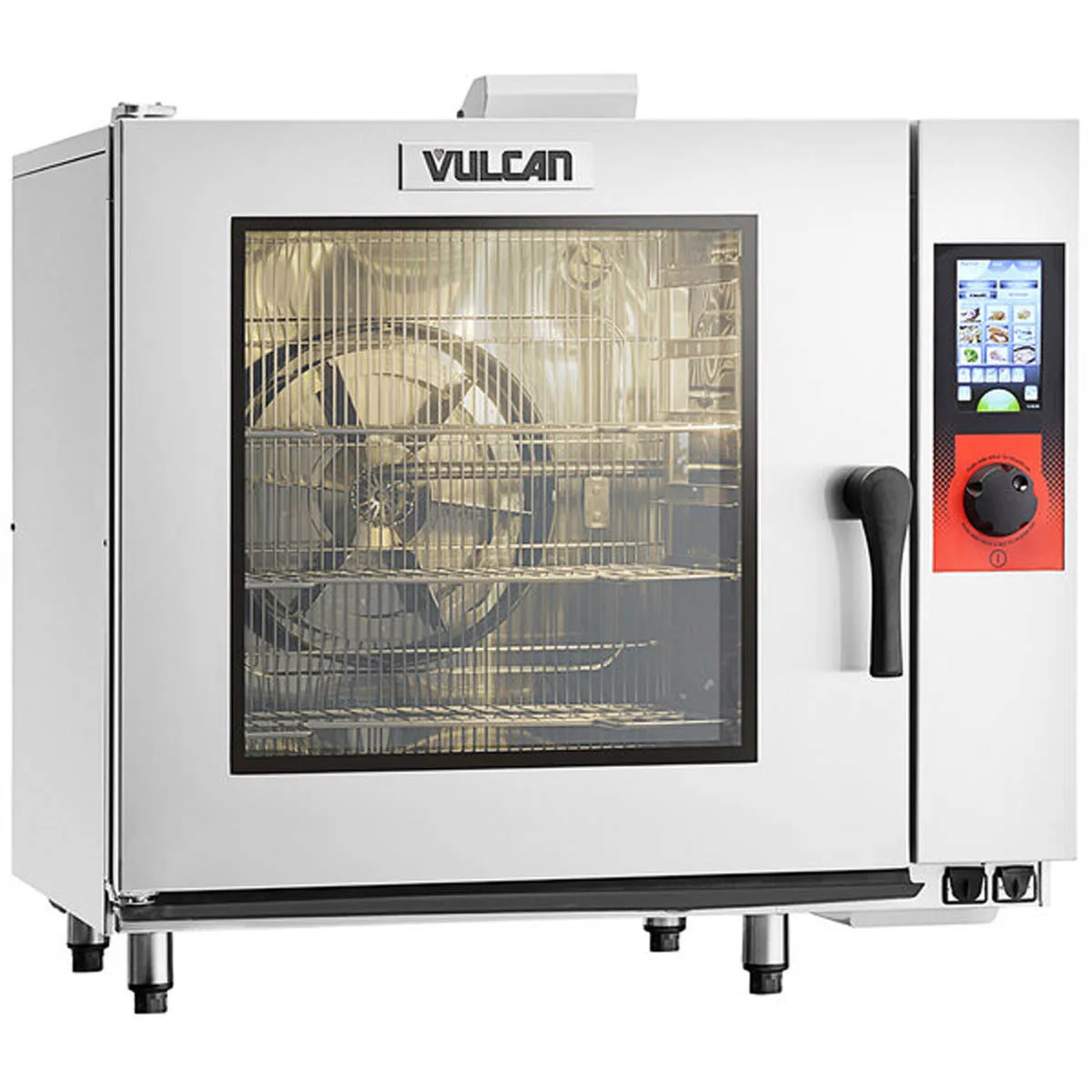 Vulcan TCM-61E-208/240 Half Size 6 Pan Electric Boilerless Combi Oven w/ Touch & Knob Control, 208/240V