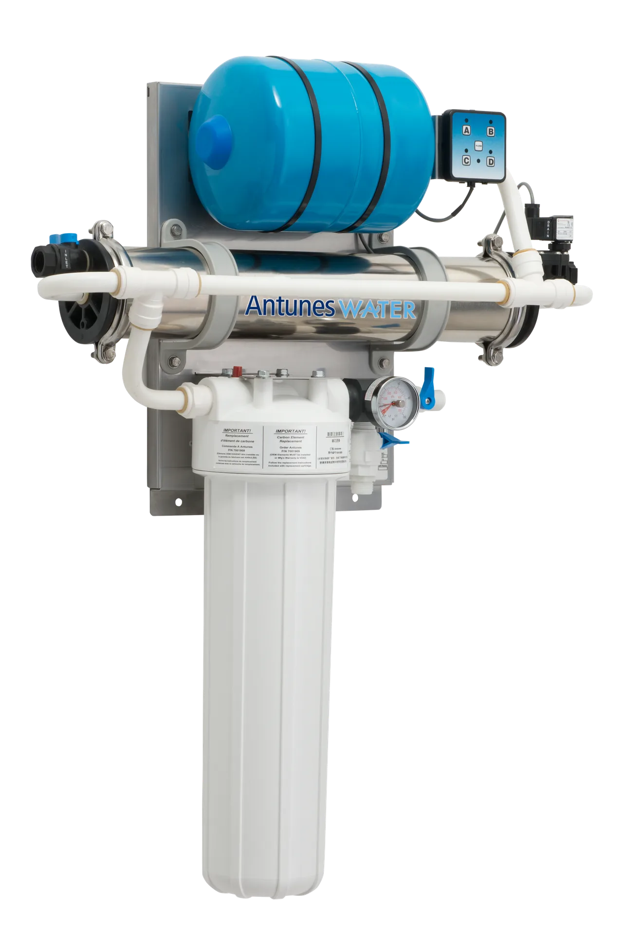 Antunes VZN-521HE Vizion Water Filtration System, Horizontal