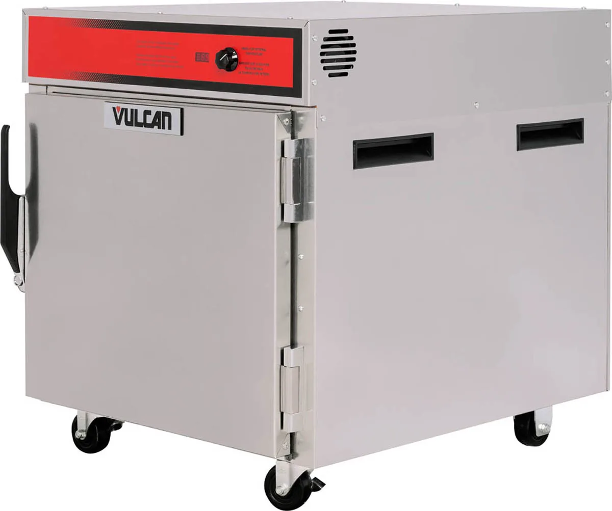 Vulcan VBP5ES 1-Section Solid Door Heated Holding Cabinet, 5-Pan (18"x26") or 10-Pan (12"x20") Capacity, Stainless Steel