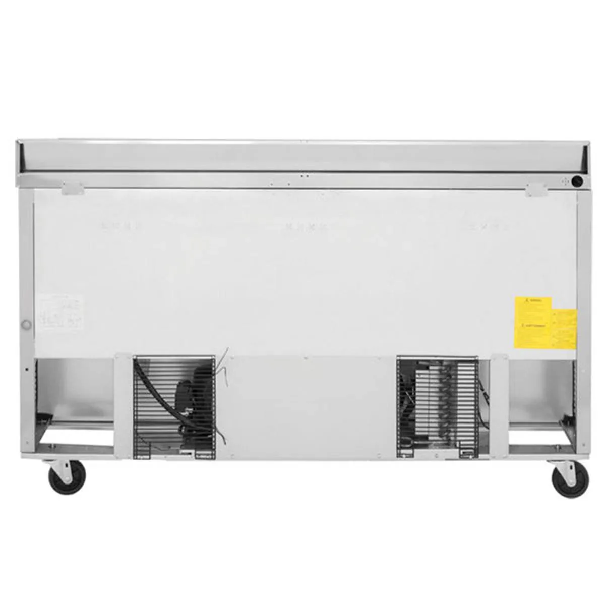 Turbo Air TWF-60SD-N 60" 2-Section Worktop Freezer w/ 2 Doors, 17 cu. ft.