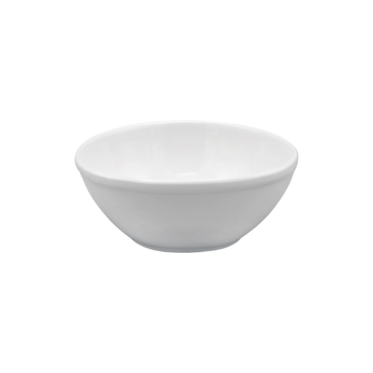 CAC China MLRN-15 - 12.5oz Melamine Bowl, 5.625" W x 2" H, Black/Cherry, 3/4 Qt Capacity - 1 Dozen