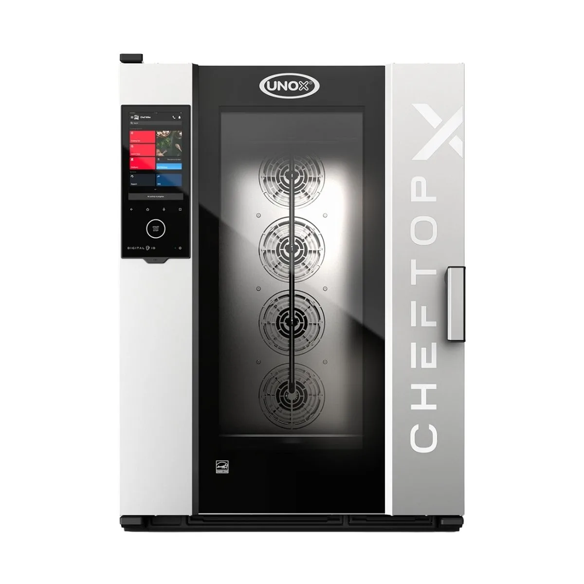 UNOX XADA-10FS-EXRS Full Size 10 Pan Electric Combi Oven w/ Touchscreen, Right-to-Left Door, 208/240V