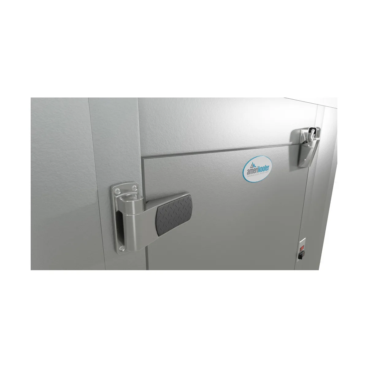 AmeriKooler QF061082**FBRF-448A 6' X 10' Indoor Quick Ship Walk-In Freezer with Floor, Remote