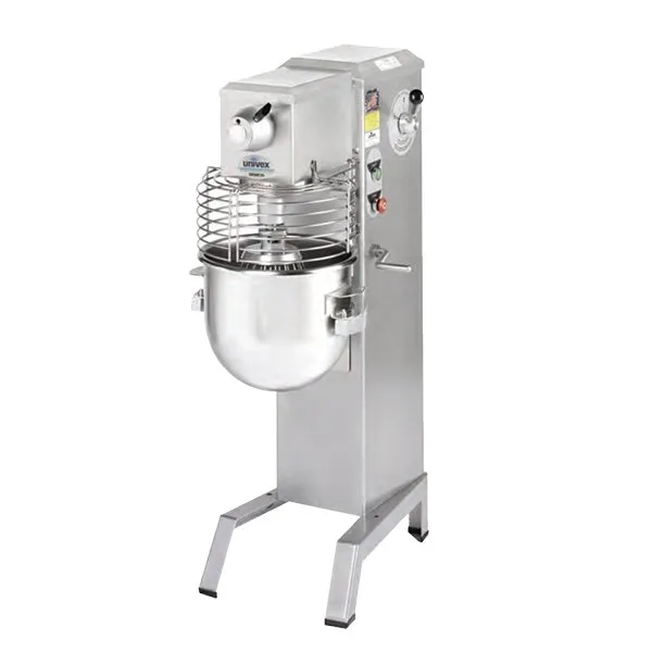 Univex SRMF20 W/O Floor Model 22 qt Planetary Mixer w/ Guard, Variable Speed, 1/2 hp