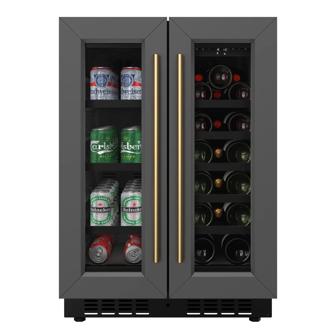 Koolmore KM-CWB24-BPR Reach-In Undercounter Refrigerator