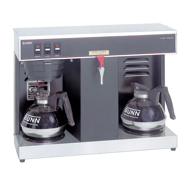 BUNN 07400.0005 Automatic Fill Coffee Brewer for Decanters With Hot Water Faucet, Plastic / Single