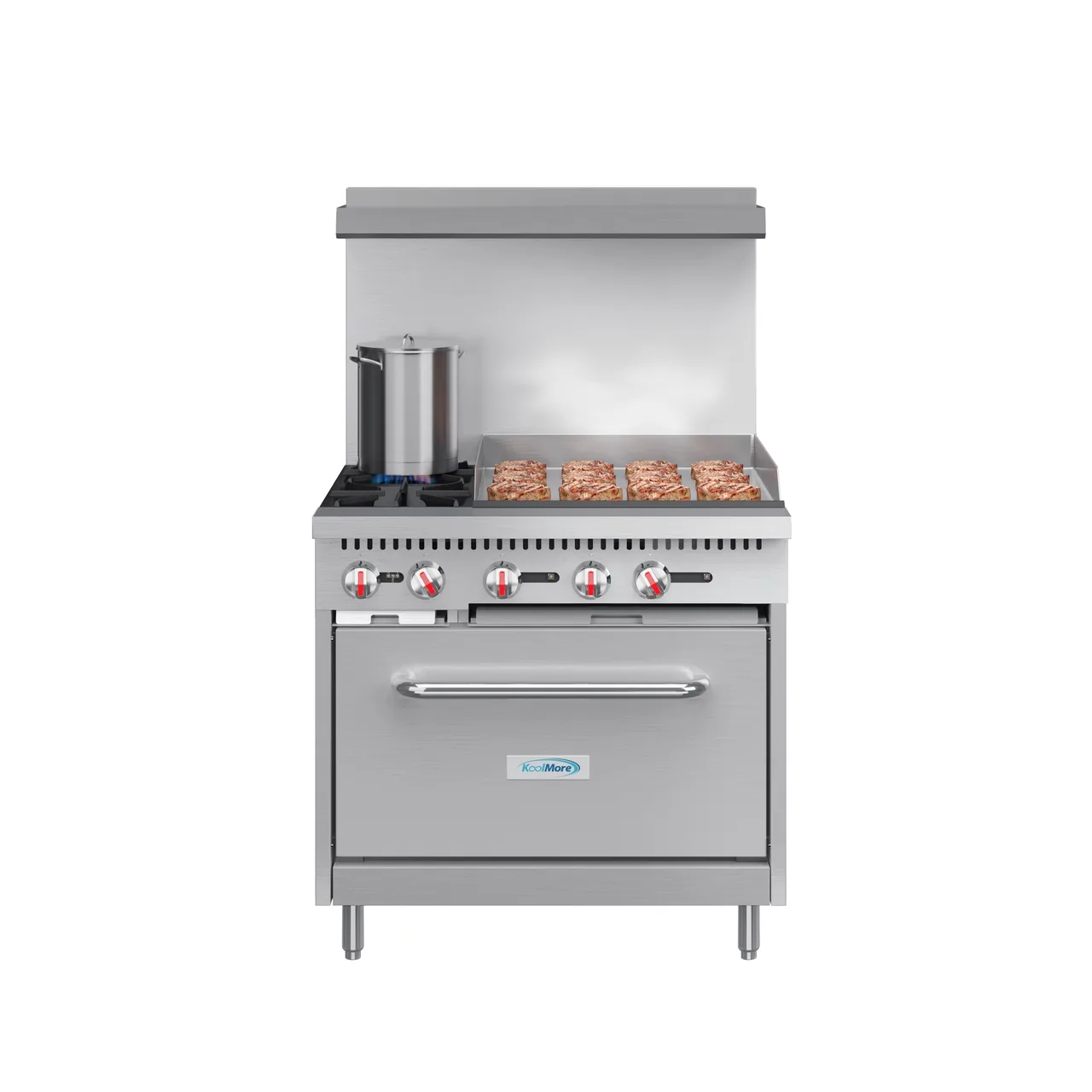 Koolmore KM-CRG36-NG 36" Gas Restaurant Range