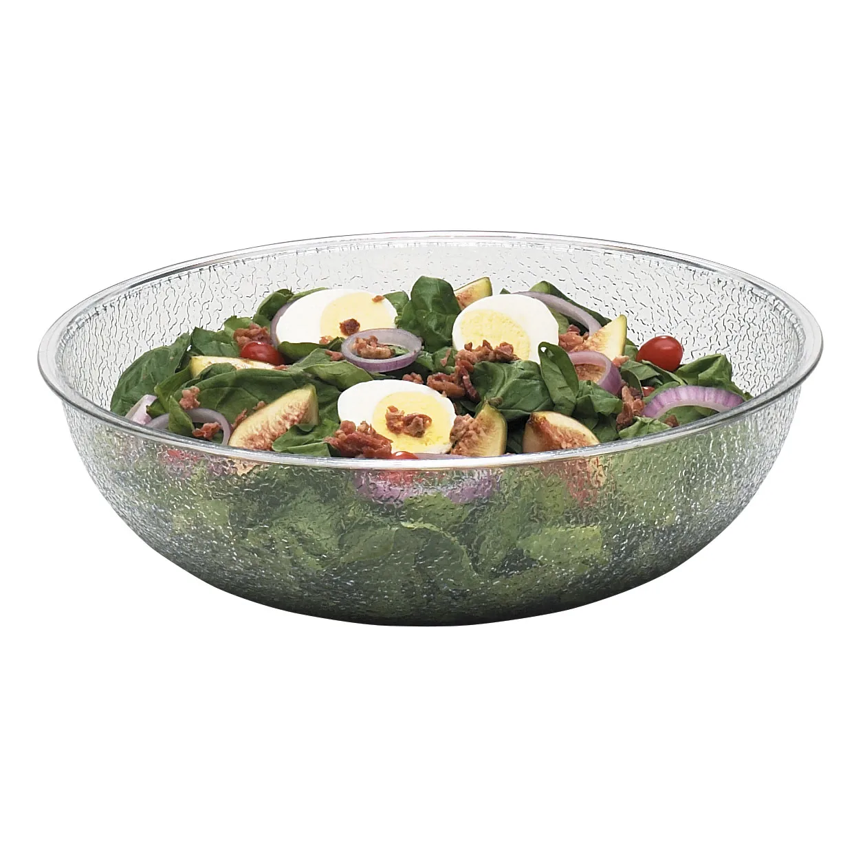 Cambro PSB12176 Camwear® Salad Bowl – 5.8 Qt, 12" Round, Clear Polycarbonate, Break‑Resistant, NSF