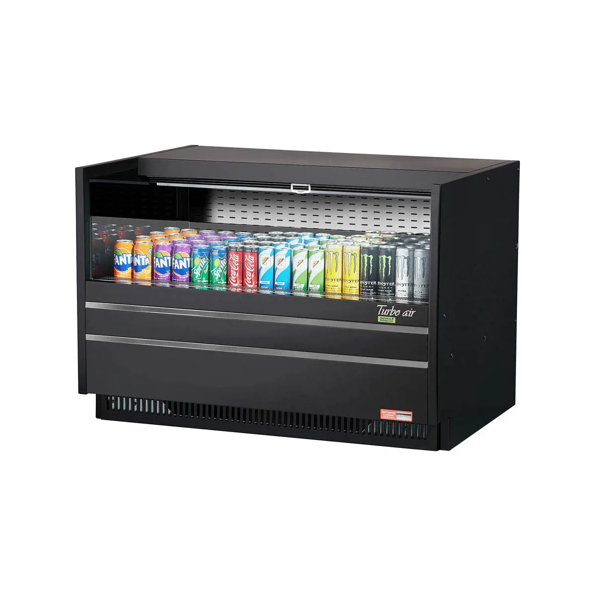 Turbo Air TOM-48UC-W(B)-N 48" Drop In Open Refrigerated Deli Display Case