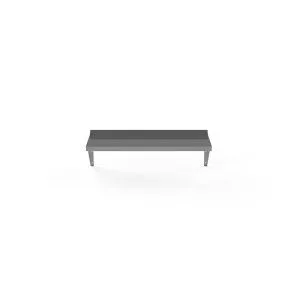 Atosa USA SWS1836/304 Wall-Mounted Shelf, 38"W x 20"D x 4"H, 18 Gauge 430 Stainless Steel, NSF, 2 Brackets