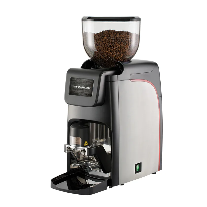 Faema GROUNDBREAKER AUTOTAMPER Compact Electronic Grinder by Espresso Soci,1450RPM / 320W / 110-120V