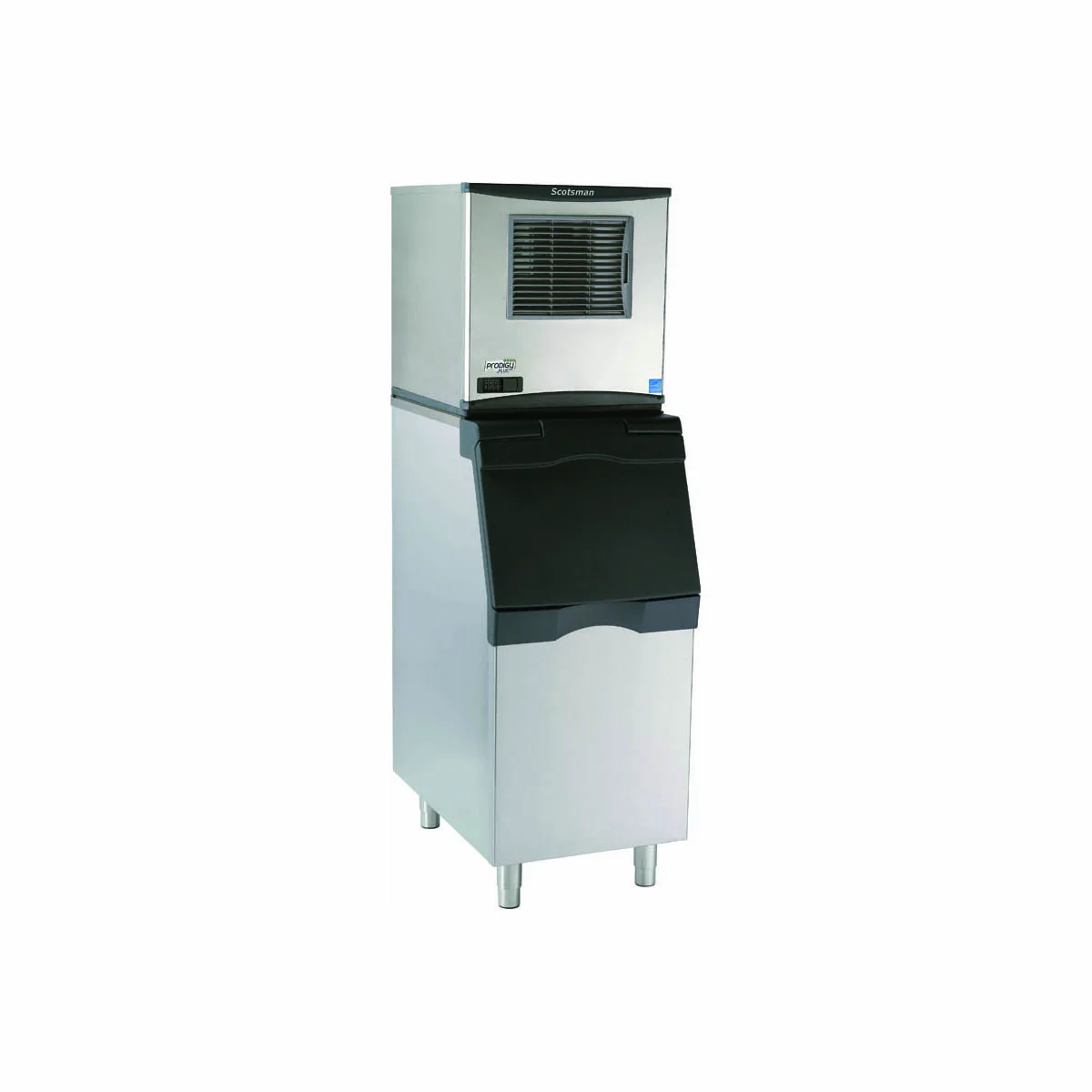 Scotsman NH0622AX-1/B322S Air Cooled Nugget 644 lb Ice Machine with Bin, 370 lb Storage