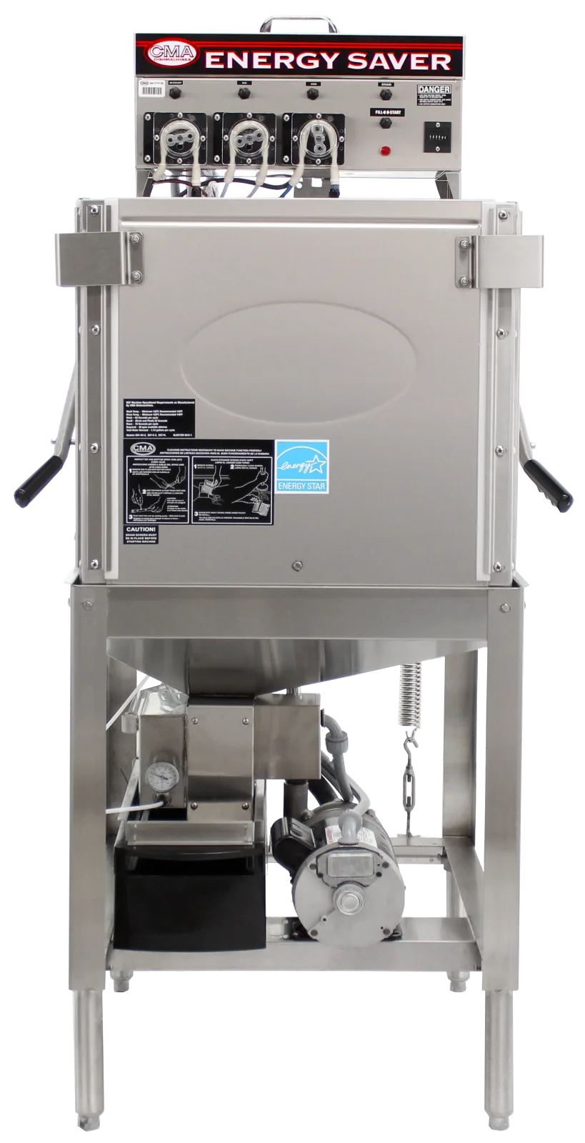 CMA Dishmachines E-3D-EXT Door Type Dishwasher, Low‑Temp - 40 Racks/Hour
