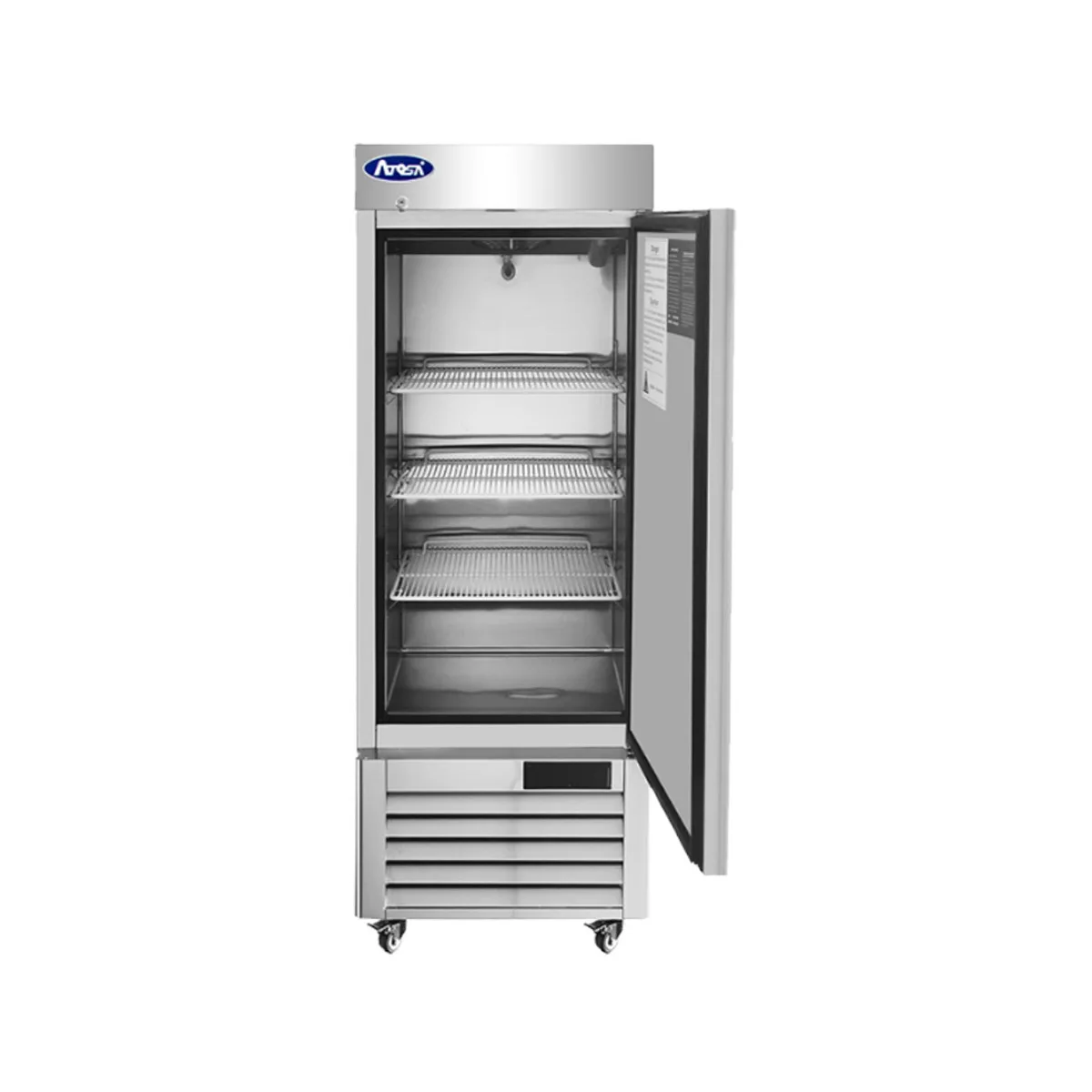 Atosa USA MBF8520GR 24" One Section Reach-In Freezer w/ Solid Door, Bottom Mounted, 8.3 cu. ft.