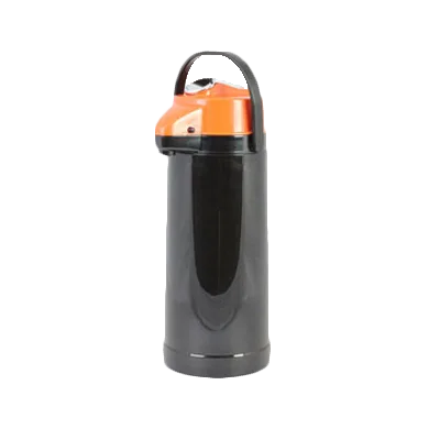 Thunder Group APLG025D Airpot, 2.5 Liter (84 Oz.), Glass Lined, Orange Lever Top