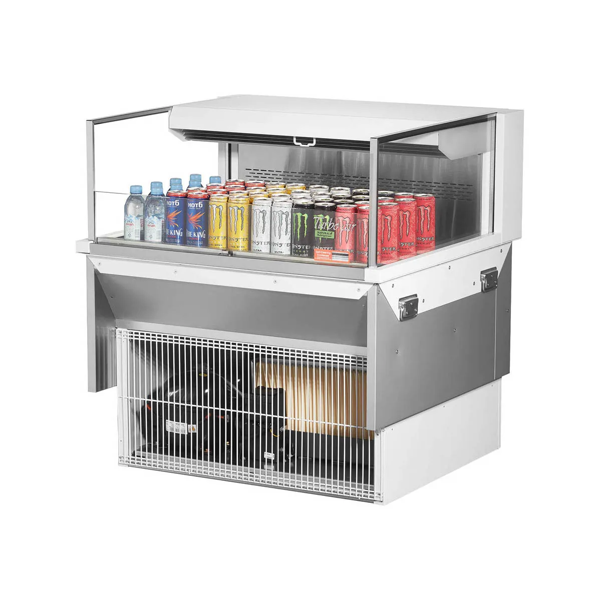Turbo Air TOM-36L-UF-W(B)-1SI-N 36" Drop In Open Refrigerated Deli Display Case