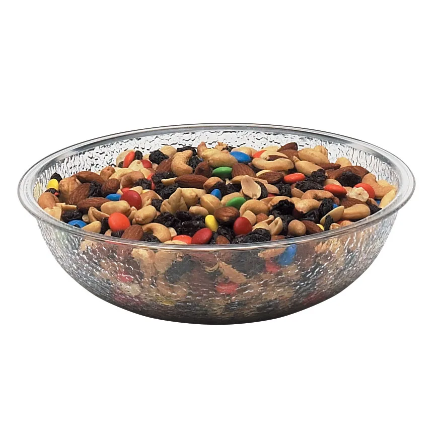 Cambro PSB8176 Camwear® Salad Bowl – 1.6 Qt (8" Dia.) Clear Polycarbonate Pebbled, Break‑Resistant