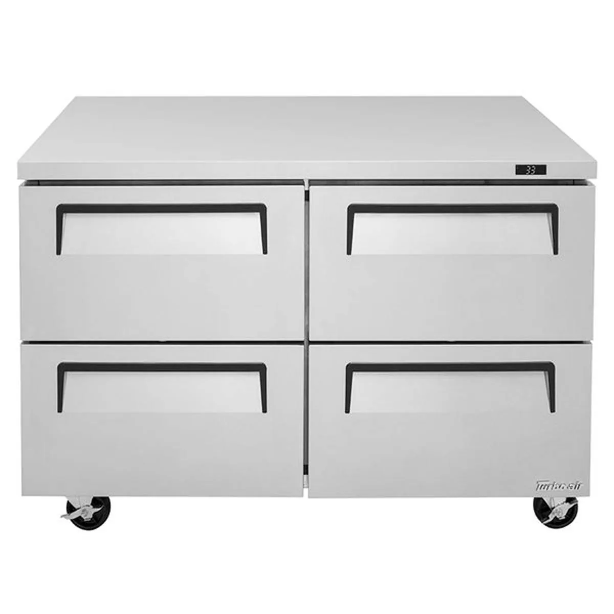 Turbo Air TUF-48SD-D4-N 48" 2-Section Undercounter Freezer w/ 4 Drawers, 12.2 cu. ft.