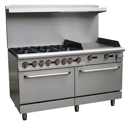 Omcan USA 46028 60" Gas Restaurant Range