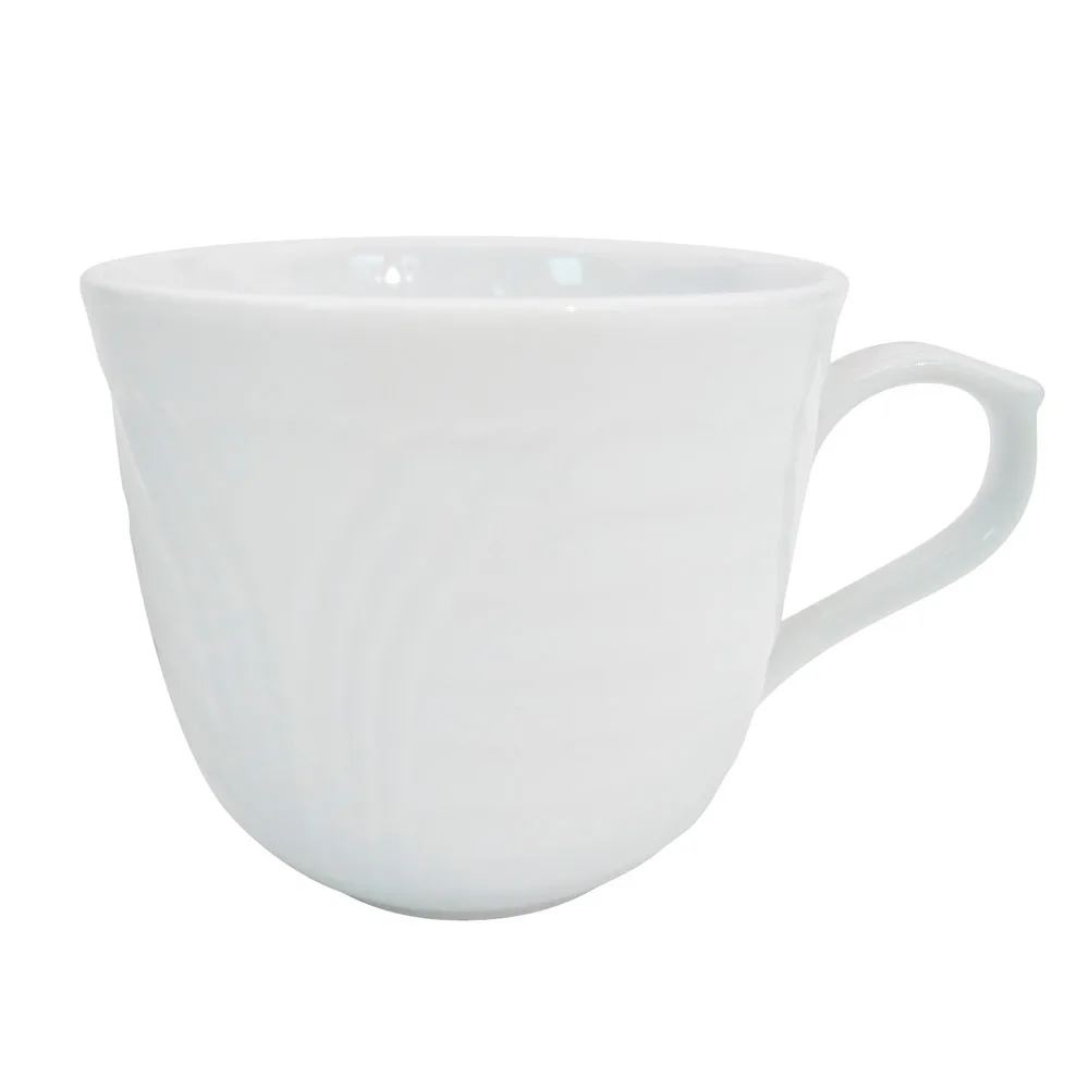 CAC China CRO-1 - Corona Coffee Cup 7.5 oz (3.25" Dia x 2.75" H) White, Dishwasher Safe - 1 Dozen