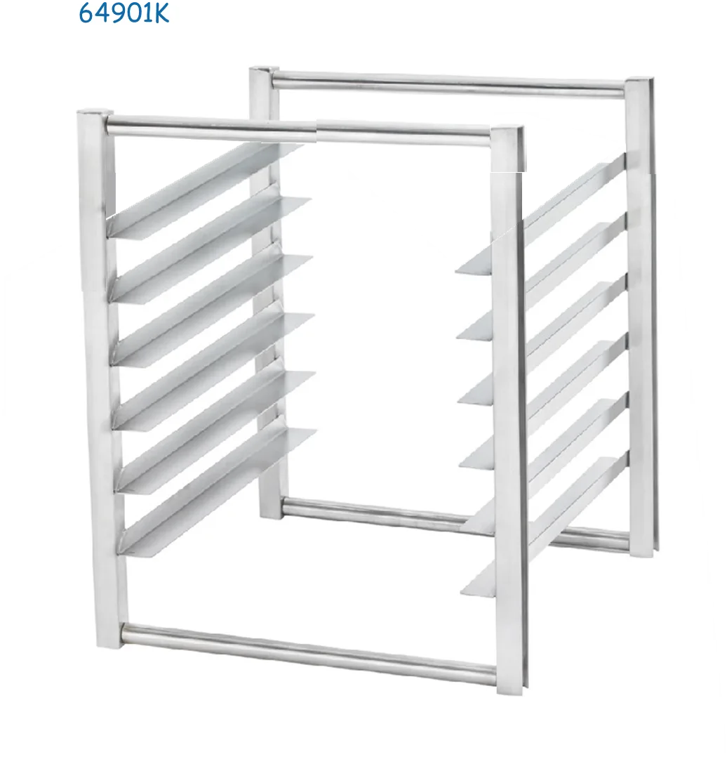 Arctic Air 64901K Stainless Steel Bun Pan Rack, 22.5" H, 6 Pan Capacity, 3" Centers, End Loading