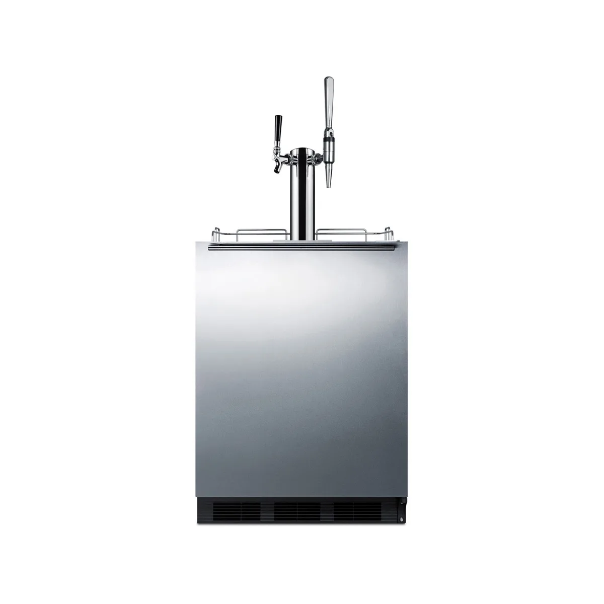 Summit SBC58BLBIADACMTWIN 24" Combo Nitro/Cold Brew Coffee Dispenser, ADA / 5.5 cu. ft. - 115V